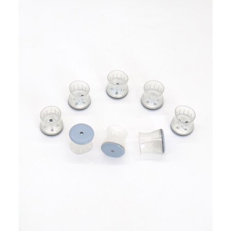 Projex Projex Gray Push-On Polymer Chair Glide 8 pk HPT-S1418-P